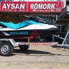 Makaslı-Yastık Yan Destekli Jet-ski Römorku